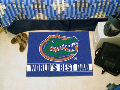 University of Florida World's Best Dad Starter Rug - Click Image to Close