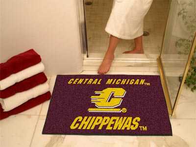 Central Michigan University Chippewas All-Star Rug - Click Image to Close