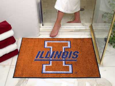 University of Illinois Fighting Illini All-Star Rug - Click Image to Close