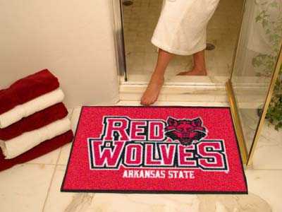 Arkansas State University Red Wolves All-Star Rug - Click Image to Close