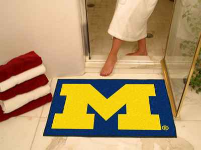 University of Michigan Wolverines All-Star Rug - Click Image to Close