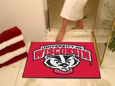 University of Wisconsin-Madison Badgers All-Star Rug - Bucky - Click Image to Close
