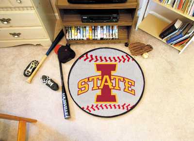 Iowa State University Cyclones Baseball Rug - Click Image to Close
