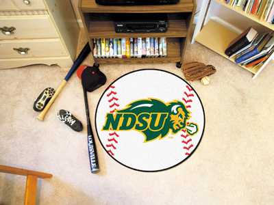 North Dakota State University Bison Baseball Rug - Click Image to Close