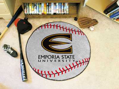 Emporia State University Hornets Baseball Rug - Click Image to Close