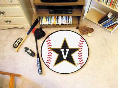 Vanderbilt University Commodores Baseball Rug - Click Image to Close