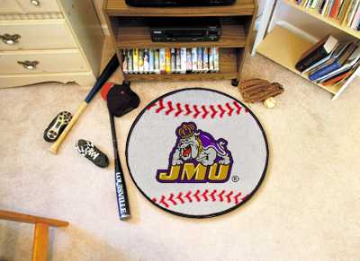 James Madison University Dukes Baseball Rug - Click Image to Close