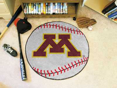 University of Minnesota Golden Gophers Baseball Rug - Click Image to Close