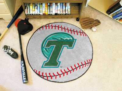 Tulane University Green Wave Baseball Rug - Click Image to Close
