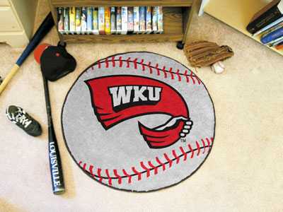 Western Kentucky University Hilltoppers Baseball Rug - Click Image to Close