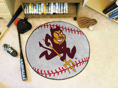 Arizona State University Sun Devils Baseball Rug - Click Image to Close