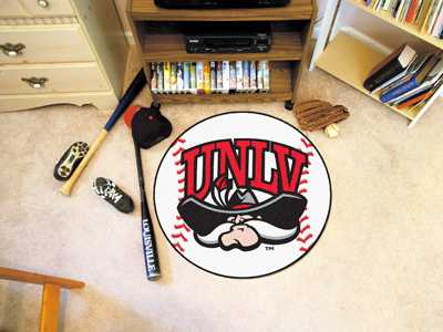 University of Nevada Las Vegas Rebels Baseball Rug - Click Image to Close