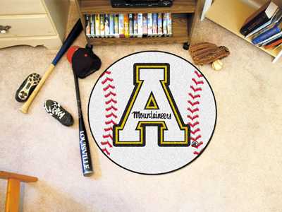 Appalachian State University Mountaineers Baseball Rug - Click Image to Close