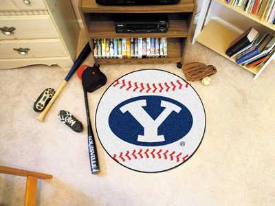 Brigham Young University Cougars Baseball Rug - Click Image to Close