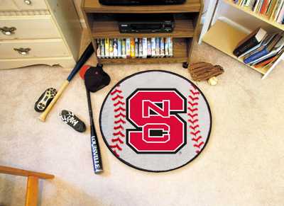 North Carolina State University Wolfpack Baseball Rug - Click Image to Close