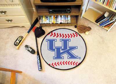 University of Kentucky Wildcats Baseball Rug - UK Logo - Click Image to Close