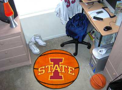Iowa State University Cyclones Basketball Rug - Click Image to Close