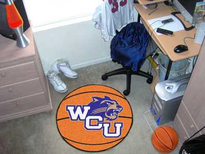 Western Carolina University Catamounts Basketball Rug - Click Image to Close