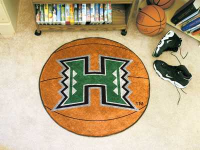 University of Hawaii Warriors Basketball Rug - Click Image to Close