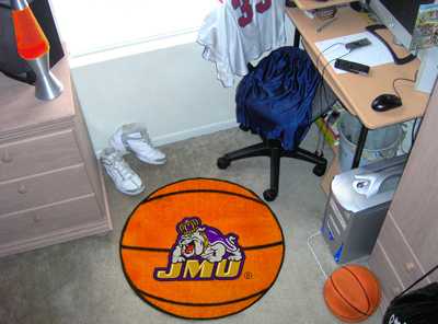 James Madison University Dukes Basketball Rug - Click Image to Close