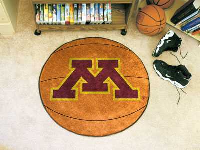 University of Minnesota Golden Gophers Basketball Rug - Click Image to Close