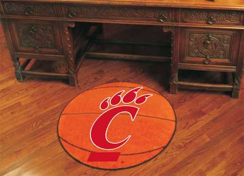 University of Cincinnati Bearcats Basketball Rug - Click Image to Close