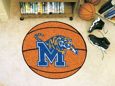 University of Memphis Tigers Basketball Rug - Click Image to Close