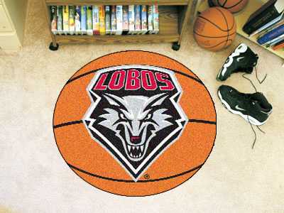 University of New Mexico Lobos Basketball Rug - Click Image to Close