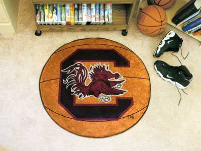 University of South Carolina Gamecocks Basketball Rug - Click Image to Close