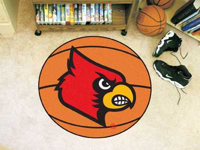 University of Louisville Cardinals Basketball Rug - Click Image to Close