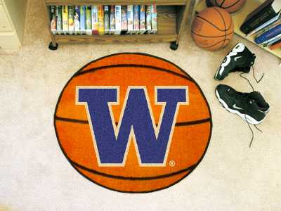 University of Washington Huskies Basketball Rug - Click Image to Close