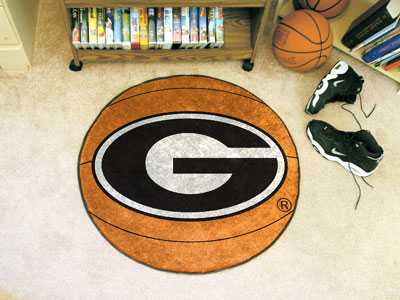 University of Georgia Bulldogs Basketball Rug - Black G - Click Image to Close