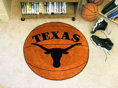 University of Texas Longhorns Basketball Rug - Click Image to Close