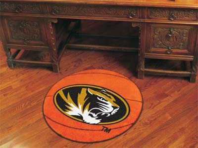 University of Missouri Tigers Basketball Rug - Click Image to Close