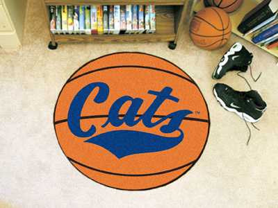 Montana State University Bobcats Basketball Rug - Click Image to Close