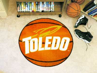 University of Toledo Rockets Basketball Rug - Click Image to Close
