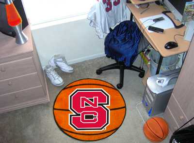 North Carolina State University Wolfpack Basketball Rug - Click Image to Close