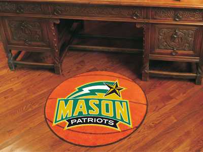 George Mason University Patriots Basketball Rug - Click Image to Close