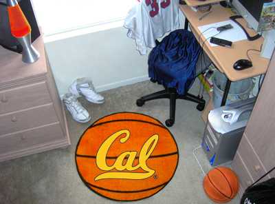 UC Berkeley Golden Bears Basketball Rug - Click Image to Close