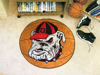 University of Georgia Bulldogs Basketball Rug - Uga - Click Image to Close