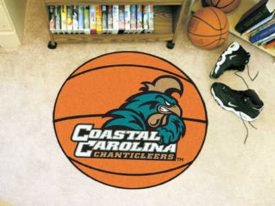 Coastal Carolina University Chanticleers Basketball Rug - Click Image to Close