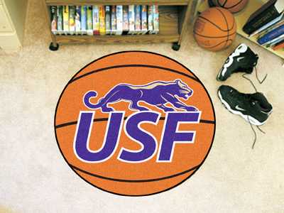 University of Sioux Falls Cougars Basketball Rug - Click Image to Close