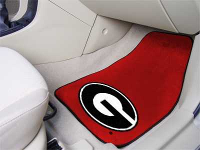 University of Georgia Bulldogs Carpet Car Mats - Red G - Click Image to Close