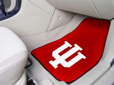 Indiana University Hoosiers Carpet Car Mats - Click Image to Close