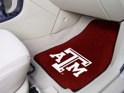 Texas A&M University Aggies Carpet Car Mats - Click Image to Close