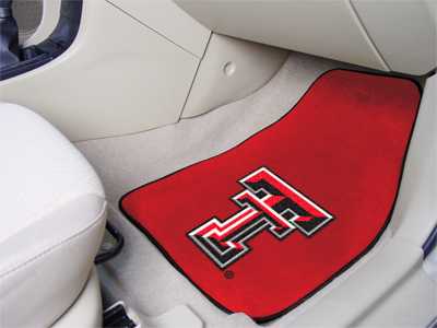 Texas Tech University Red Raiders Carpet Car Mats - Click Image to Close