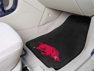 University of Arkansas Razorbacks Carpet Car Mats - Click Image to Close