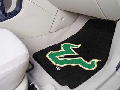 University of South Florida Bulls Carpet Car Mats - Click Image to Close