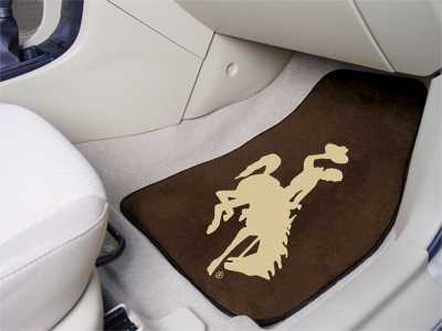 University of Wyoming Cowboys Carpet Car Mats - Click Image to Close