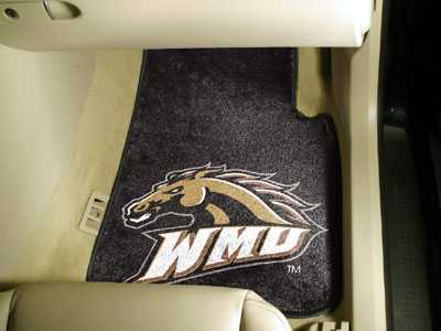Western Michigan University Broncos Carpet Car Mats - Click Image to Close